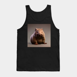 A very fat, cute, Wombat Tank Top